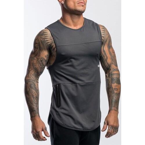 Sports Vest Mens Quick-drying Fitness Vest Bottoming Shirt Fitness Running Sleeveless Casual Outdoor Training Loose Gym Top