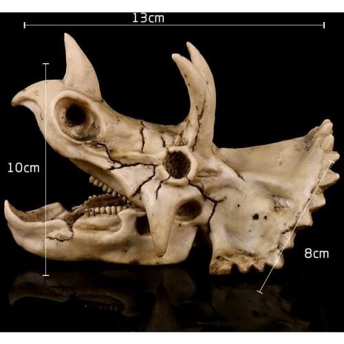 Export to USA Jurassic Triceratops bone faucet Creative skull pattern ornaments,Personalized decorative wall hangings Decoration
