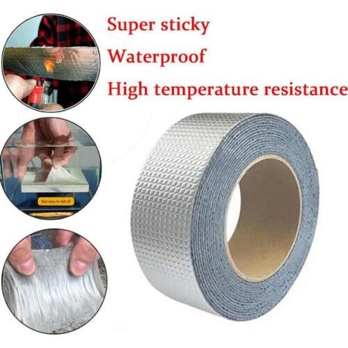 Super Strong Butyl Aluminum Foil Tape Repair Adhesive Tape Household Repair Supplies Accessories