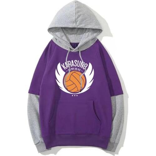 Anime Haikyuu Hoodies Loose Unisex Hoodies Harajuku Style Pullover Popular
