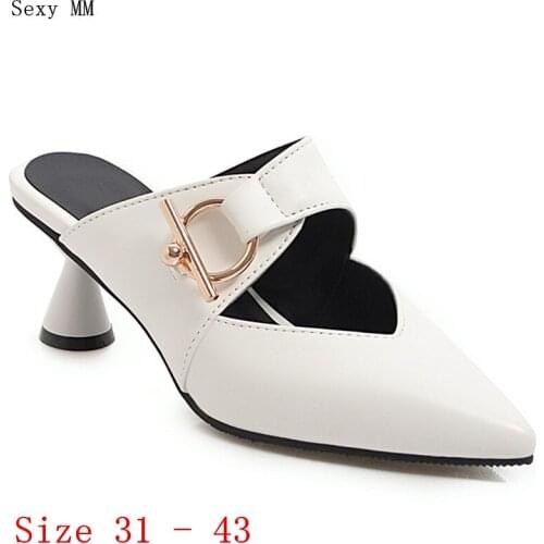 High Heels Women Pumps Ladies High Heel Shoes Stiletto Woman Party Wedding Shoes Kitten Heels Plus Size 31 32 33 - 40 41 42 43