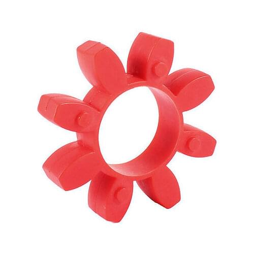 1pc Outer Dia. 40mm/55mm/65mm/80mm/95mm/105mm/120mm/135mm PU Coupling Shaft Center Spider Coupler Damper Red