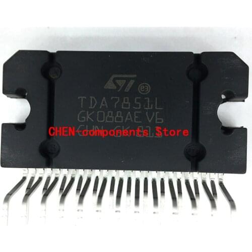 1PCS/10PCS ST TDA7851L ZIP-25 4x48W IC Audio Power Amplifier TDA 7851L zip25 Automotive power amplifier chip Tube