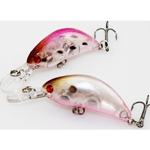 1Pcs Minnow Fishing lure 55mm 5g Crankbait Wobblers Artificial Hard Bait Deep Sea Bass Lure Plastic Fish Fishing Tackle 30