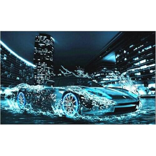5D DIY Full Diamond Painting Sports Car Diamond Mosaic Diamond Drawing Square Diamond Embroidery Cross Stitch Decoration Gift