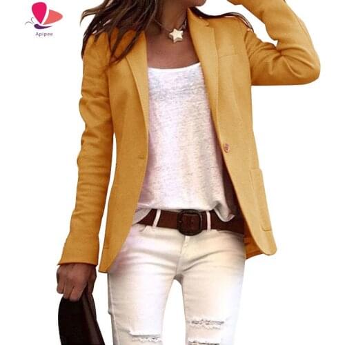 Женские деловые пиджаки Apipee China At AliExpress
