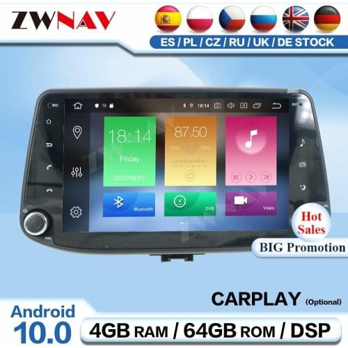 Carplay 2 Din Android Multimedia For Hyundai I30 2017 2018 Car Radio Receiver Auto Audio Stereo Video Player GPS Navi Head Unit