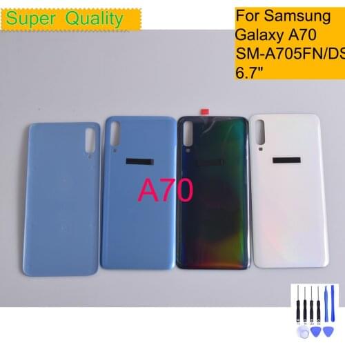 For Samsung Galaxy A70 A705 A705F SM-A705FN/DS Housing Back Cover Case Rear Battery Door Chassis Housing Replacement