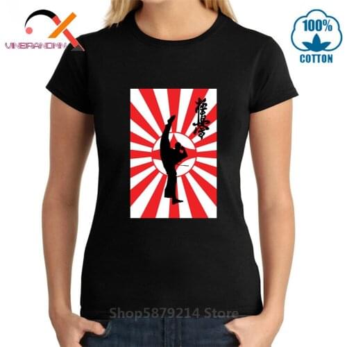 Kyokushinkai Martialartist T Shirt woman Funny Cobra Kai Karate Kids T-shirt Kick Boxing Clothing BJJ Judo Tee Shirts Kung Fu