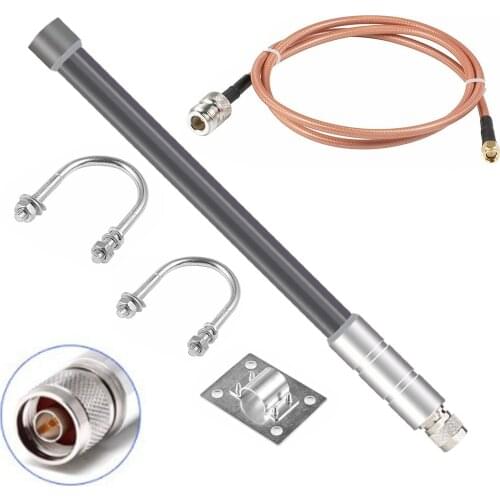 Helium Hotspot Miner 5dBi Outdoor Glass Fiber LoRa Antenna for RAK Nebra Bobcat With adapter cable 60cm
