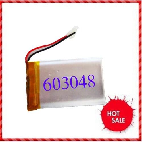 GRIS 3.7V polymer rechargeable lithium battery 603048 Bluetooth speakers / navigator / battery circuit board Rechargeable Li-ion