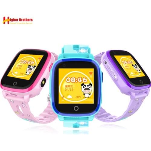 IP67 Waterproof Smart 4G Remote Camera GPS WI-FI Kids Children Students Wristwatch SOS Video Call Monitor Tracker Location Watch