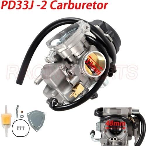 Motorcycle 33mm PD33J -2 Carburetor Carb For OURLANDER MAX 400 4x4 STD HO XT HO ATV Quad 2004 2005 2006 2007 2008