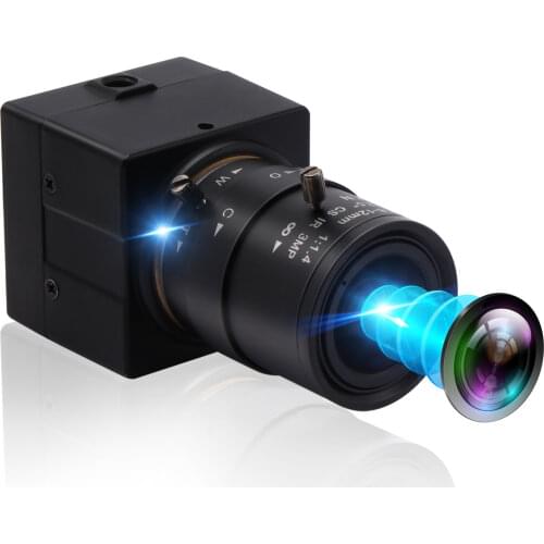 Webcam 4K 30fps 3840*2160 CMOS Sony IMX415 Manual Focus CS Mount Lens USB2.0 Computer Camera for Laptop and Desktop
