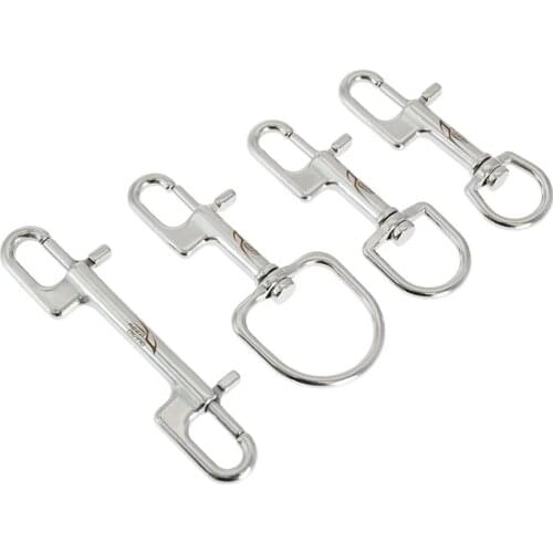 Marine Grade 316 Stainless Steel Swivels Eye Bolt Snap For Scuba Tech Diving Safety Equipment Hot Selling