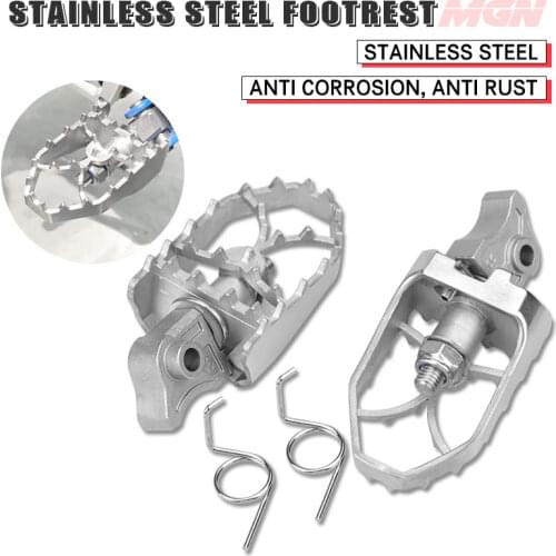 Motorcycle Billet Wide Foot Pegs Aluminum Pedals Rest Footpegs for BMW F750GS F850GS R1200GS/GSA R1250GS Adventure