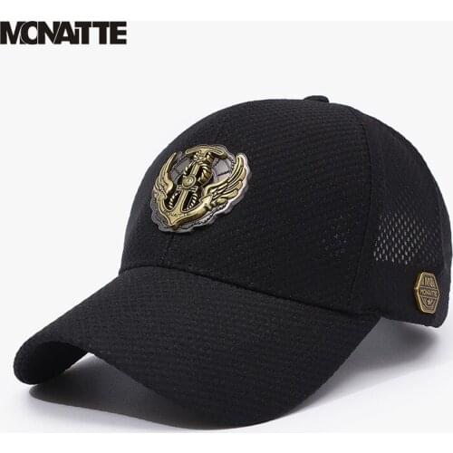 Monaitte Mens Cotton Baseball Caps Bone Gorras Casquette Homme Dad Hats for Men High Quality Baseball Hats Trucker Caps