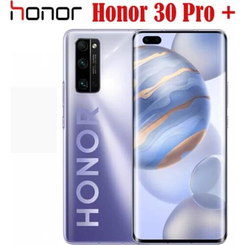 New Original Honor 30 Pro + Plus Kirin 990 5G Mobile Phone 6.57'' 90Hz OLED Octa Core 27W Wireless Super Charge 50MP Camera NFC