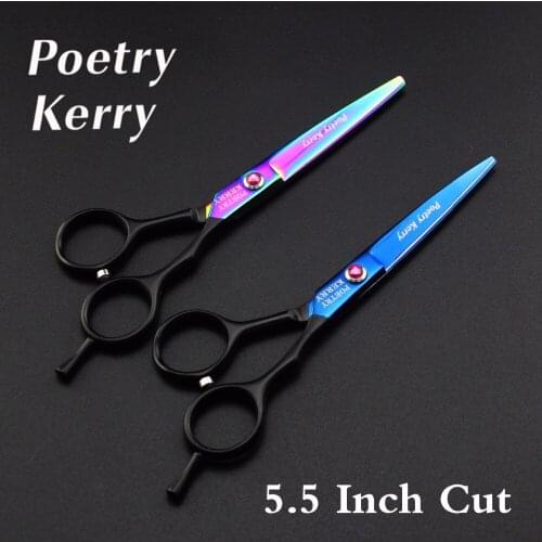 5.5 inch Hairdressing Scissors Hair Cutting Scissors Set Barber Shears High Quality Salon Fb hair care & styling