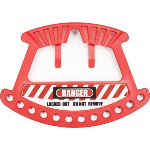 Portable Safety Padlock Rack Key 12p Plastic Parts Combination Lockout Station