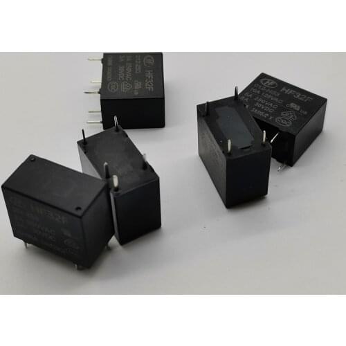 5pcs High current of DIY circuit board module Relay JZC HF 32f-g-005 012 024-hs3 HS 4 pin 5A 10A