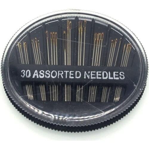SHINE Brand 30PCS Assorted Hand Sewing Needles Embroidery Mending Craft Quilt Sew Case N0004
