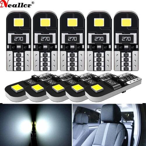 10Pcs W5W T10 LED Canbus Bulb for Chevrolet Cruze Captiva Aveo Trax Lacetti Car Interior Dome Light Trunk Lamp Parking Lights VW