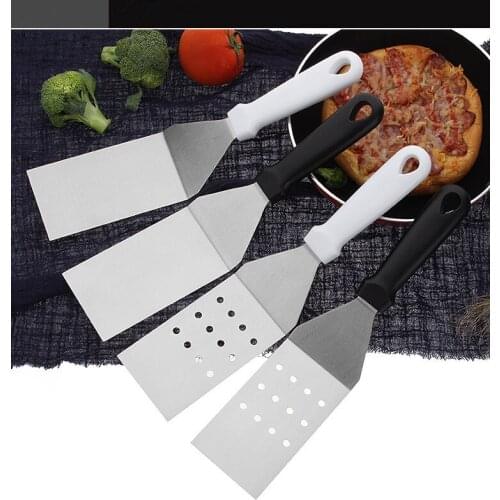 1PC Stainless Steel Fried Shovel Spatula Steak Pizza Grasping Cutters Spade Pastry Cook Tool Cake Server Kitchen Utensils KX 275