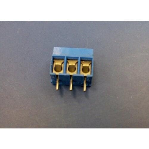 10 PCS Screw 3Pin 5.00mm Pitch Straight Pin PCB Screw Terminal Block Connector Through hole 250V 17A