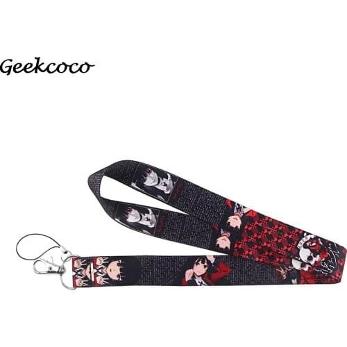 10pcs/lot J1761 Anime Character Neck Straps Lanyards For Keys ID Card Pass Gym Mobile Phone USB DIY Badge Holder Girl Lanyard