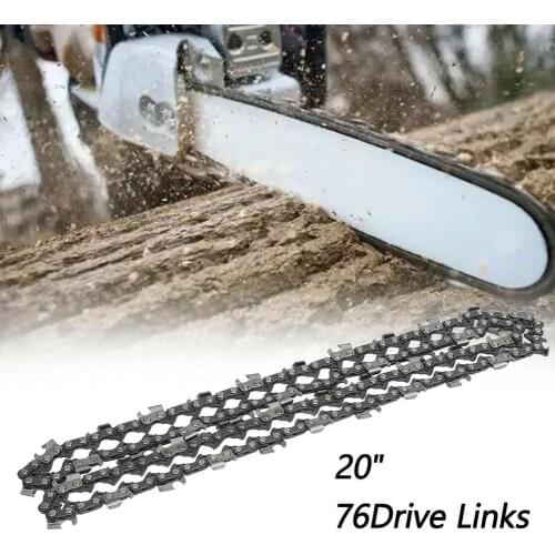 20 inch 76 Links Replacement Chainsaw Saw Mill Ripping Smooth Model For Timberpro For Cutting Lumber 62CC Chain 0.325 X7I7