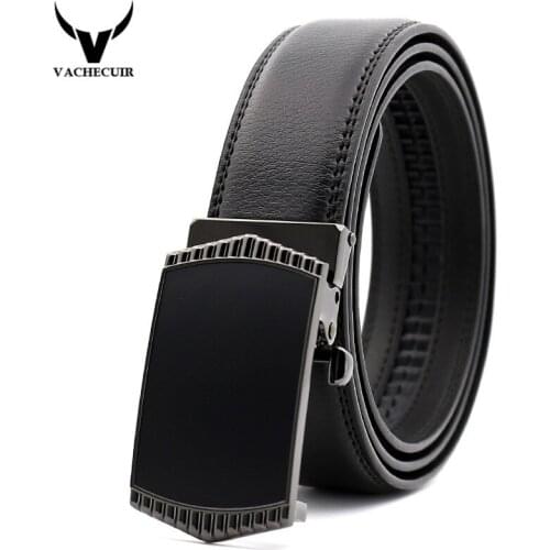 Automatic belt automatic men belt automatic buckle leather belt ceinture homme automatic belt buckle genuine leather mens LY215