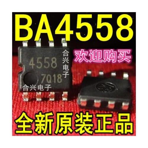 Free shipping 100PCS BA4558 4558 SOP8