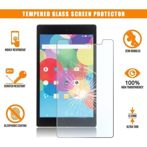For ZTE Grand X View Full Tablet Tempered Glass HD Clear Anti-Scratch Anti-fingerprint Film Protector Guard Cover
