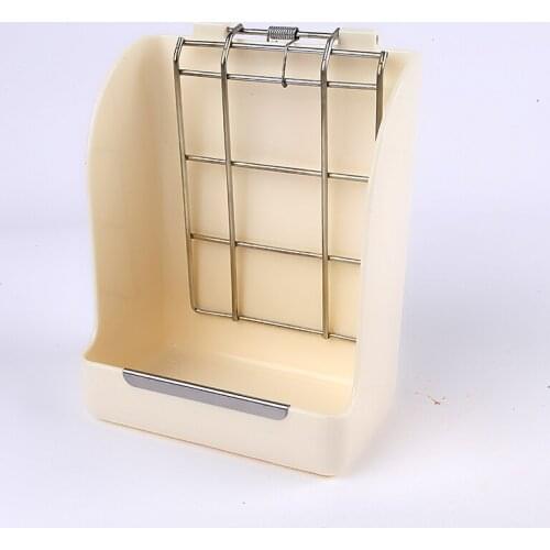 Rabbit Grass Frame Hay Feeder Manger Rack For Rabbit Guinea Pig Chinchilla Fixed Flip-Up Holder Grass Basket Small Pet WJ923