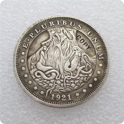 Hobo Nickel 1921-P Morgan Dollar COPY COIN