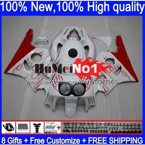CBR400RR For HONDA CBR 400RR 400 RR 94 95 96 97 98 99 137MC.11 NC29 CBR400 RR 1994 1995 1996 1997 1998 1999 Fairing red flames