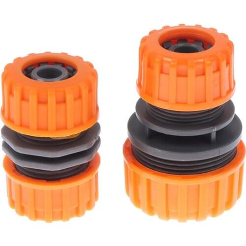 Garden Watering Hose plastic Quick Connector 1/2" 3/4'' 1 Double Male Hose Coupling Joint Adapter Extender Set For Hose Pipe