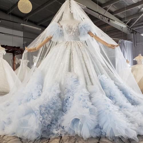 Dubai Crystals Beading Luxury Glitter Wedding Dresses 2021 Sleeveless Puffy Ball Gown Sexy Bridal Gowns