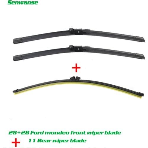 Senwanse Front and rear Wiper Blades For Ford Explorer 2011- 2017 Windshield windscreen wiper 26"+22"+11"
