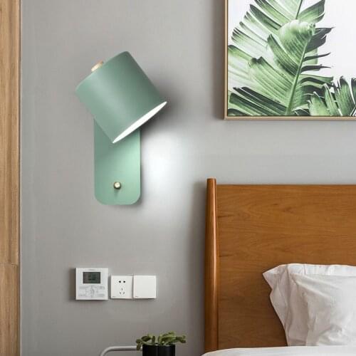 Lights bedroom luces led lightings wall decoration nordic outdoor mirror abajur penteadeira coiffeuse quarto bathroom WJ10