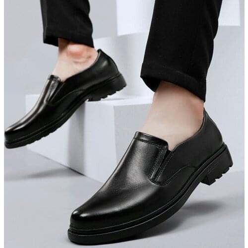 Shoes Men Genuine Leather Men Shoes lace up Work Casual oxfords handamde sewing cow leather Flats Oxfords Dress Shoes men