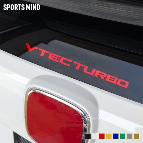 Vinyl Car Styling VTEC For Honda Civic Typer Accord Fit Jazz GK5 JDM Accessories Car Windshield Stickers Decals Automobiles