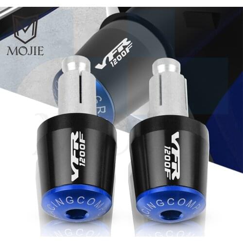 22mm Motorcycle Handlebar Grips End Handle Bar Cap End Plug For HONDA VFR1200/F VFR1200X Crosstourer 1200 VFR 1200 VFR1200 F X