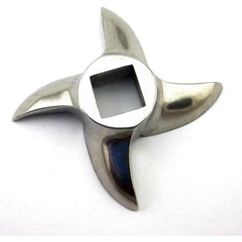 1pc 8# 10# 12# 22# 32# Meat Grinder Blade Mincer Replacement Spare Part Silver Steel