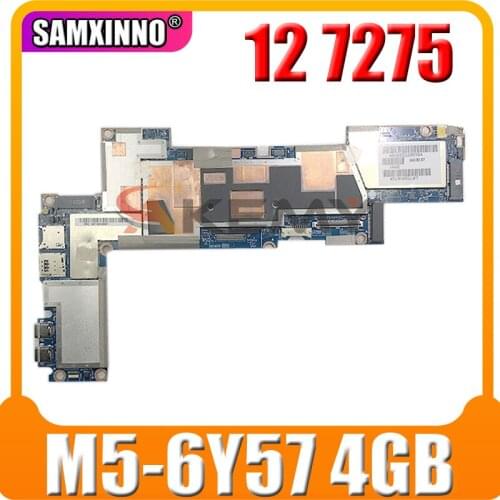 100% working DELL LATITUDE 12 7275 motherboard m5-6Y57 1.1GHz Processor 4GB RAM J2MK4 0J2MK4 CN-0J2MK4 working good