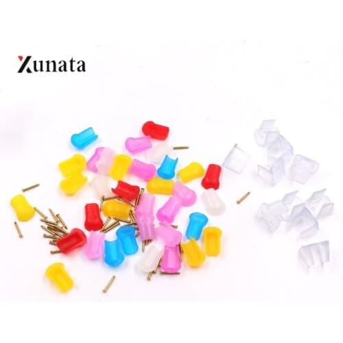 100Pcs/lot LED Neon Light Sign End Cap for 6x12mm 7*12mm 8x16mm Clip Wire with 2 Pins for DC5V DC12V DC24V AC220V AC110V Neon