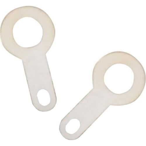 100Pcs M2.2-M6.2 Silver-plated Copper Single Head Soldering Terminal Circular Weld Washer Welding Sheet Soldering Lug