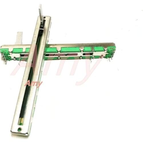 20pcs/lot Hongkong F 7.5 cm double shaft length B20K potentiometer 15MM mixer fader potentiometer