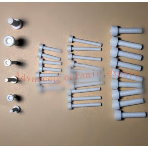 Zirconia ceramic screw / antioxidant, high temperature resistant, acid base, high strength screw /M3*10.5